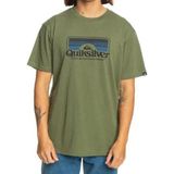 Quiksilver Step Inside Erkek Yeşil Tişört