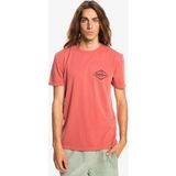Quiksilver Stir It Up Erkek Kırmızı Tişört - XS - Açık Kırmızı