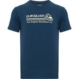 Quiksilver Stonecoldclassi Erkek T-Shirt - XS - Mavi