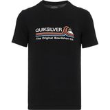 Quiksilver Stonecoldclassi Erkek T-Shirt - XS - Siyah