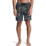 Quiksilver Stretch Printed Volley Erkek Deniz Şortu EQYJV04227 - Antrasit