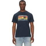 Quiksilver Sun Faded Erkek Mavi Tişört - Lacivert