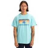 Quiksilver Sun Faded SS erkek tişörtü, Aqua Sky, L