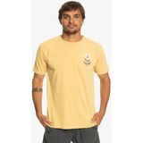 Quiksilver Sunbloom Erkek Sarı Tişört - XS