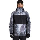 Quiksilver Sycae Printed Jk Erkek Snowboard Ceketi - XL - Renkli
