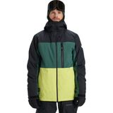 Quiksilver Sycamore Block 20K Jk Erkek Siyah Snowboard Ceketi - 2XL