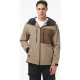 Quiksilver Sycamore Solid 20K Erkek Gri Kayak Montu - TZC0-Kahverengi - XL