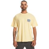 Quiksilver Take Us Back - Büyük Beden Erkek Tişört - Büyük Beden Tişört - Erkek - Sarı, yumuşak sarı, S