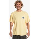 Quiksilver Take Us Back Logo Erkek Sarı Tişört - XL