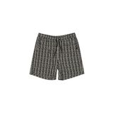 Quiksilver Taxer Jacquard Street Way Erkek Günlük Şort EQYWS03893-BLSW Siyah