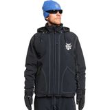 Quiksilver The Edge Jk Erkek Siyah Snowboard Ceketi
