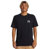 Quiksilver The Original Board Mor Kısa Kollu T-Shirt, M, AQYZT09560, Siyah, Erkek