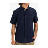 Quiksilver Time Box Erkek Mavi Gömlek - Lacivert - XL