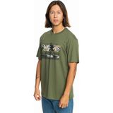 Quiksilver Tropical Rainbow Erkek Yeşil Tişört - M