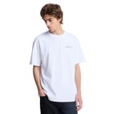 Quiksilver UPSIDE DOWN T-Shirt, M, 5003368646, Beyaz, Erkek