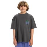Quiksilver World Force Erkek Çocuk T-Shirt, L/14, EQBZT04828, POPCORN, Erkek Çocuk