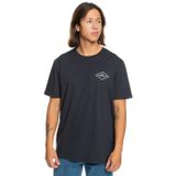 Quiksilver Yuvarlak Yaka Kısa Kollu T-Shirt, L, EQYZT07667, Lacivert, Erkek