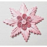 Quilling 10MM Pembe Renkli 50 Adetli Sedefli Quilling Kağıdı