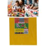 quilling Origami Kağıdı, 100 Adet Çift Taraflı Karışık Renkli Origami - 100 Adetli 20 cm X 20 cm Set
