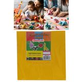 quilling Origami Kağıdı, 50 Adet Çift Taraflı Karışık Renkli Origami - 50 Adetli 20 cm X 20 cm Set