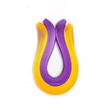 Quilling Quillingseti 5mm Koyu Sarı ve Lila Renk Quilling Kağıdı 200'LÜ