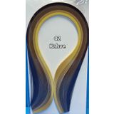 Quilling Seti 16 renk 40cm Kahverengi