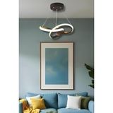 Quina Black Tek Renk Modern Sarkıt LED Avize - Siyah