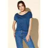 Quincey BD2202 Indigo Kadın Bluz