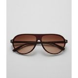 Quinley Diora Kahverengi Çerçeve Kahverengi Soft Camlı UV400 Filitreli Unisex Güneş Gözlüğü