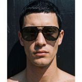 Quinley Icon Unisex Pilot Güneş Gözlüğü - Siyah Polarize Cam, UV400 Filtreli, Grilamid Siyah Çerçeve - Siyah -Siyah