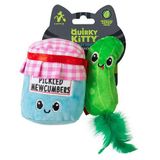 Quirky Kitty Pickled Mewcumber Kedi Otlu Ve Matatabili 2'li Kedi Oyuncağı