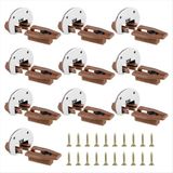 Quirky Quar 10 Set Çekmece Yedek Parça Çekmece Slaytlar Ray Değiştirme Kiti Geliştirilmiş Ticari Stil Çekmece Tıpa (Yurt Dışından) - Beyaz