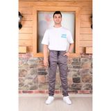 Quıts Kıds Bel ve Paça Lastikli Yanları Kargo Cep Fermuarlı Erkek PANTOLON-4444 - 34 - Füme