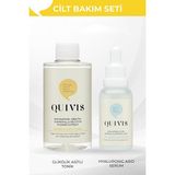 Quivis 2’li Cilt Bakım Seti- Glikolik Asit Tonik 200ml ve Hyaluronik Serum 30ml