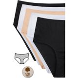 Qulothes %100 Pamuk 5'Li Paket Yüksek Bel Kadın Külot Bt2-B2