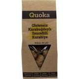 QUOKA Glutensiz Şekersiz Karabuğday Unundan Zencefilli Tarçınlı Zerdeçallı Kurabiye 1 Paket x 80GR - 80 gr
