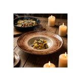 QURA Elan Çukur Tabak 29 cm 460 cc-Makarna Tabağı-Spagetti Tabağı-Tek 'li