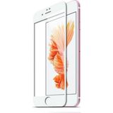 Quse Apple iPhone 6s Plus Tam Kaplayan 5D Ekran Koruyucu Cam Beyaz