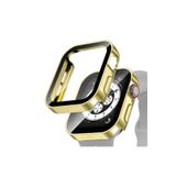 Quse Apple Watch 41mm Suya Dayanıklı Kasa + Ekran Koruyucu Kılıf – Gold – Series 7-8-9 ile Uyumlu