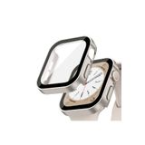 Quse Apple Watch 41mm Suya Dayanıklı Kasa + Ekran Koruyucu Kılıf – Yıldız Işığı – Series 7-8-9 ile Uyumlu