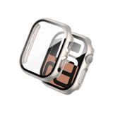 Quse Apple Watch 45mm Yıldız Işığı Kasa ve Ekran Koruyucu Kılıf – Series 9-8-7 ile Uyumlu
