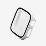 Quse Apple Watch ile Uyumlu Kasa Koruyucu Kılıf, 360° Tam Koruma, Ekran Koruyuculu Klasik Tasarım, Series 10/11 42mm / 46mm, 45mm, 44mm, 41mm, 40mm, 38mm (Beyaz, Series 1/3 42mm)