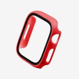 Quse Apple Watch ile Uyumlu Kasa Koruyucu Kılıf, 360° Tam Koruma, Ekran Koruyuculu Klasik Tasarım, Series 10/11 42mm / 46mm, 45mm, 44mm, 41mm, 40mm, 38mm (Kırmızı, 44mm)