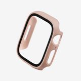 Quse Apple Watch ile Uyumlu Kasa Koruyucu Kılıf, 360° Tam Koruma, Ekran Koruyuculu Klasik Tasarım, Series 10/11 42mm / 46mm, 45mm, 44mm, 41mm, 40mm, 38mm (Kum Pembesi, Series 10/11 46mm)