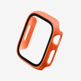 Quse Apple Watch ile Uyumlu Kasa Koruyucu Kılıf, 360° Tam Koruma, Ekran Koruyuculu Klasik Tasarım, Series 10/11 42mm / 46mm, 45mm, 44mm, 41mm, 40mm, 38mm (Turuncu, 45mm)