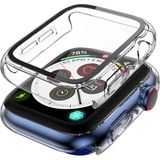 Quse Apple Watch Seri 3-2 42MM Uyumlu Ekran ve Kasa Koruyucu Şeffaf - Series 1-3 42mm