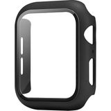 Quse Apple Watch Series 9- 8-7 45MM ile Uyumlu Ekran ve Kasa Koruyucu Siyah
