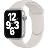 Quse Apple Watch Series SE/11/10/9/8/7/6/5/4/3 46mm-45mm-44mm Uyumlu M/L Spor Silikon Kordon Yıldız Işığı - M/L (Medium/Large) - Starlight