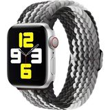 Quse Apple Watch Series SE/11/10/9/8/7/6/5/4/3 ile Uyumlu 42MM-41MM-40MM-38MM Ayarlanabilir Tokalı Örgü Kordon, Gradyan Siyah - Siyah - Beyaz - Gri - (Series 10/11 42Mm) - 41Mm - 40Mm - 38Mm