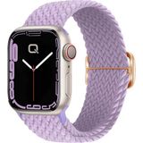 Quse Apple Watch Series SE/11/10/9/8/7/6/5/4/3 ile Uyumlu 42MM-41MM-40MM-38MM Ayarlanabilir Tokalı Örgü Kordon, Lavanta - (Series 10/11 42Mm) - 41Mm - 40Mm - 38Mm